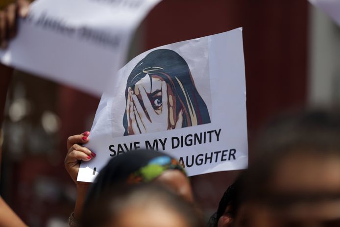 Illustratiefoto: het afgelopen jaar braken al verschillende betogingen uit naar aanleiding van de verkrachting van minderjarigen in India.