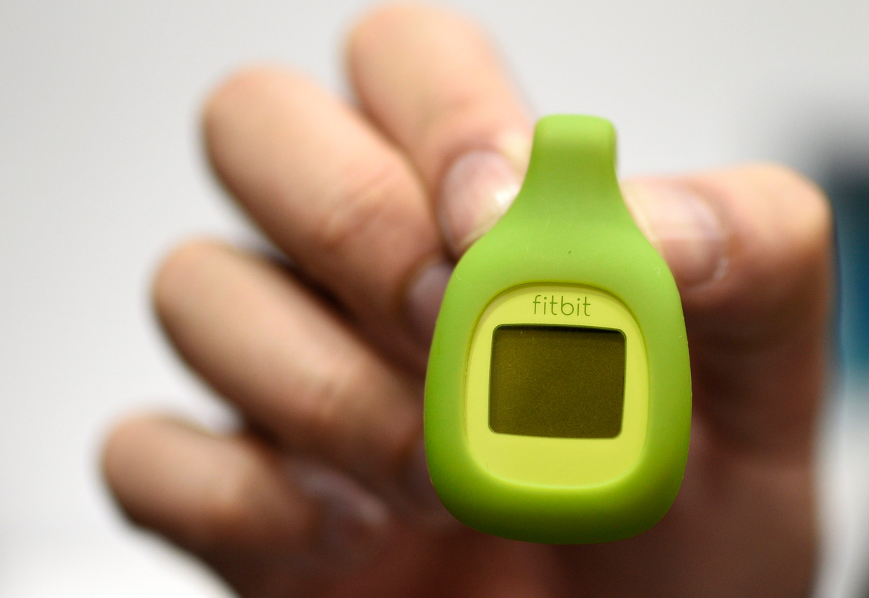 De activity tracker Zip van Fitbit. Beeld epa