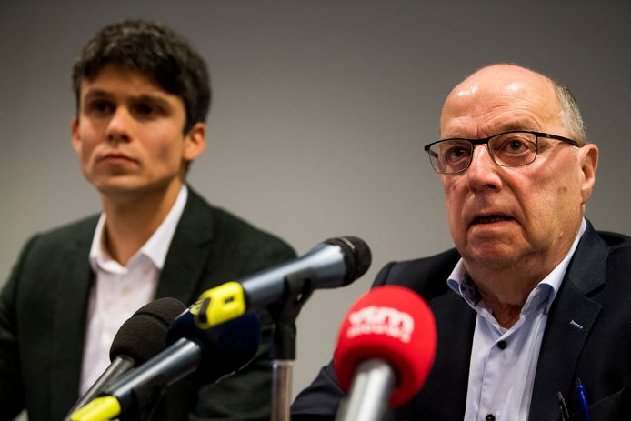 Vlaams minister van Media Benjamin Dalle (CD&V) naast Leo Hellemans.
