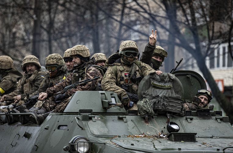 Украинские солдаты на фронте.  Агентство Анадолу через Getty Images