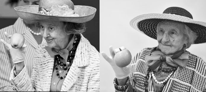 Bewoonster Cecile Crauwels kroop in de huid van wijlen koningin Fabiola