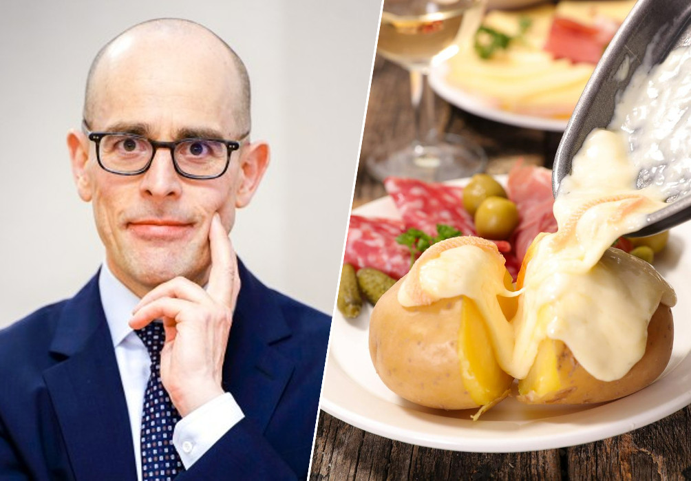 Fabrizio Bucella, professeur à l'ULB, conseille de boire des bulles pour rendre la raclette encore plus festive ou d'opter pour du thé tiède pour une meilleure digestion.