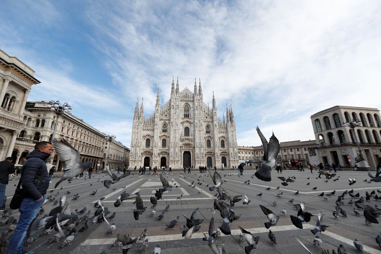 A Milano prevale la calma assoluta e l’Italia teme una recessione a causa del nuovo virus Corona