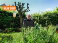 Wim Chielens in zijn tuin, de plaats waar hij tot rust komt.