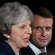 Macron pakt May in tijdens bezoek aan Verenigd Koninkrijk, dat op nieuw Brits-Frans verbond hoopt