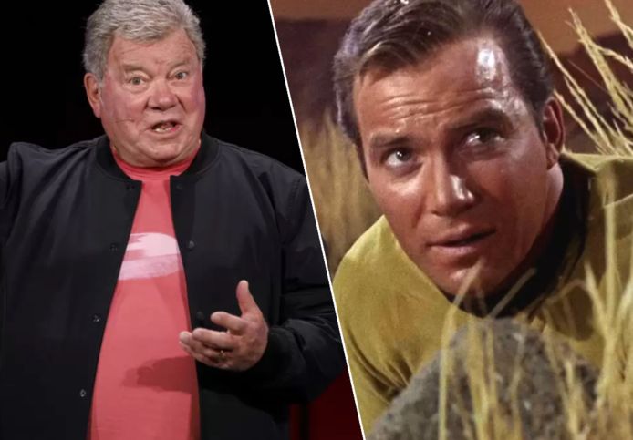 William Shatner gaat naar de ruimte.