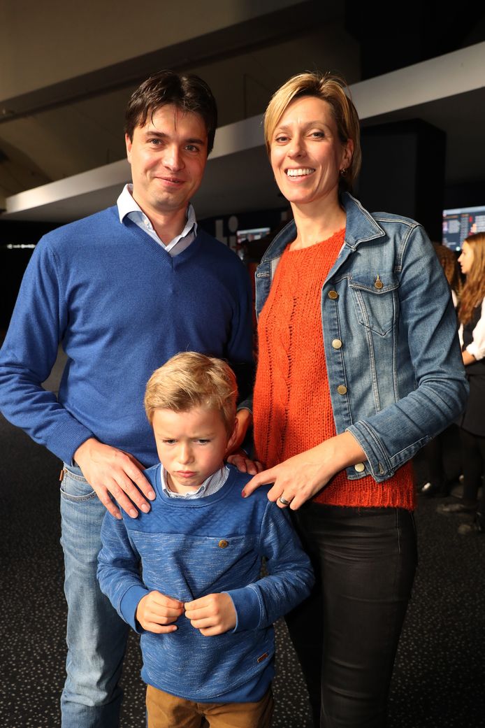 Annelies van Herck en Michael Van Droogenbroeck met hun zoon Jakob