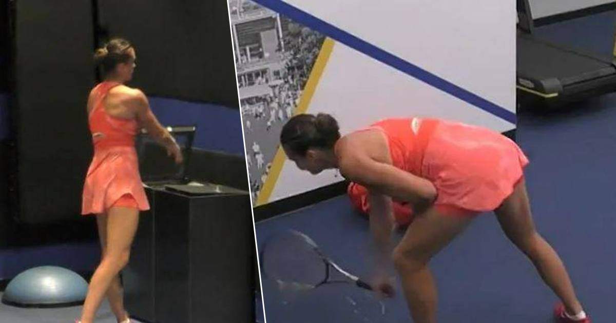 Die wilde Aryna Sabalenka zerschmettert den Schläger, nachdem sie das US-Open-Finale verloren hat |  Sport