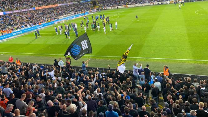 Erg mooi moment na titelclash: fans Club Brugge trakteren spelers en fans Union op verdiend applaus