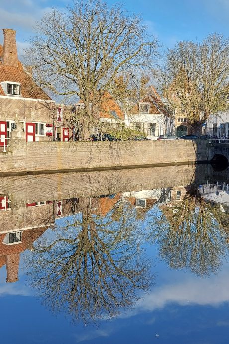 Spiegelglad water in Middelburg