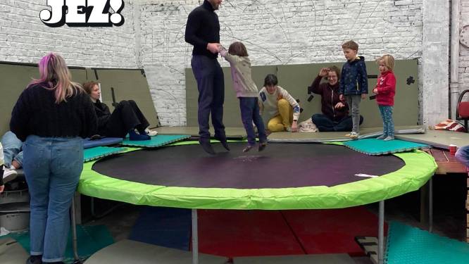 OverKop Tienen organiseerde 24 uur durende trampoline-challenge: “We willen voor 31 maart 7.500 euro binnenhalen”