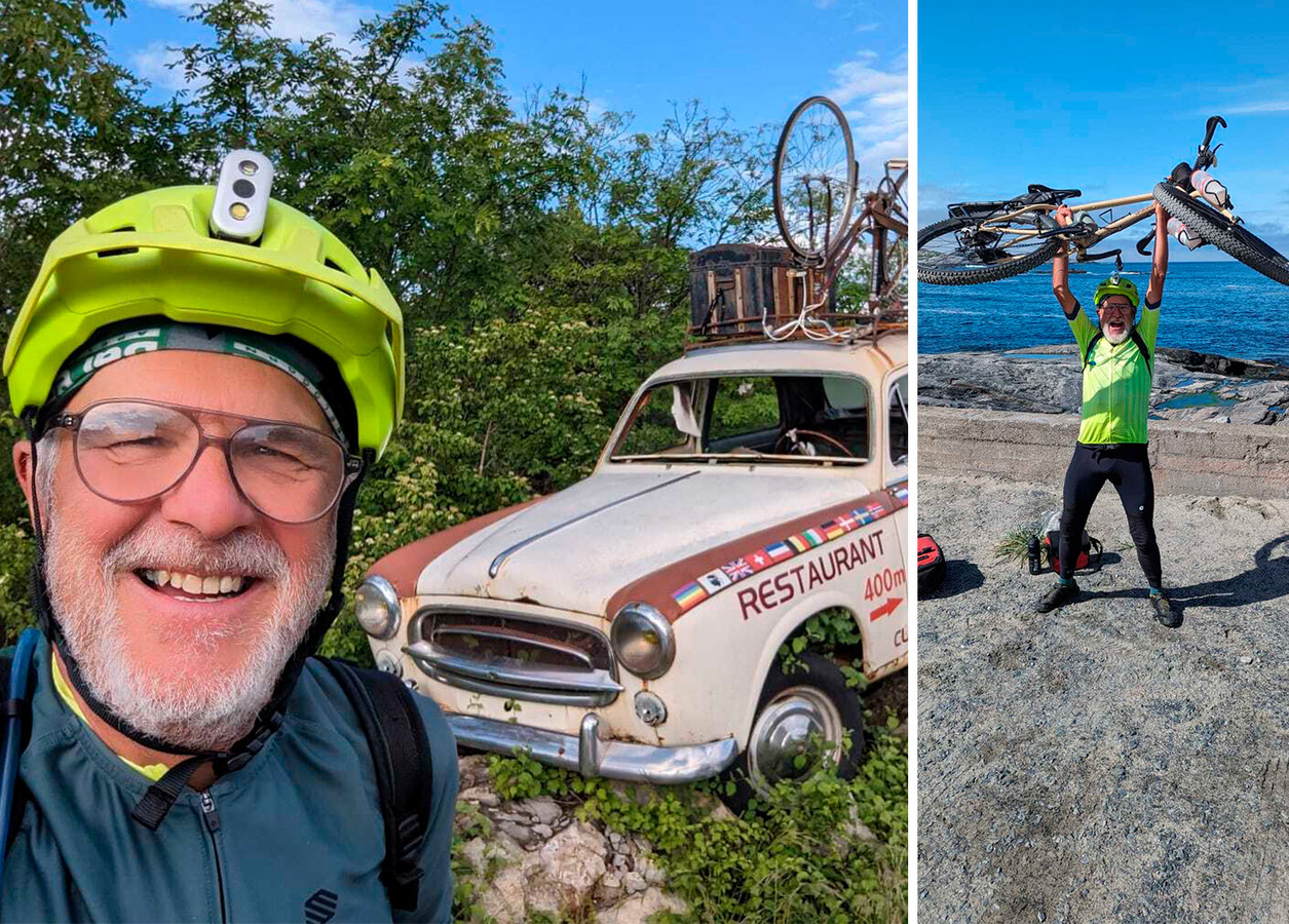 Na 81 dagen door Europa bereikt Henri (63) uit Apeldoorn eindelijk