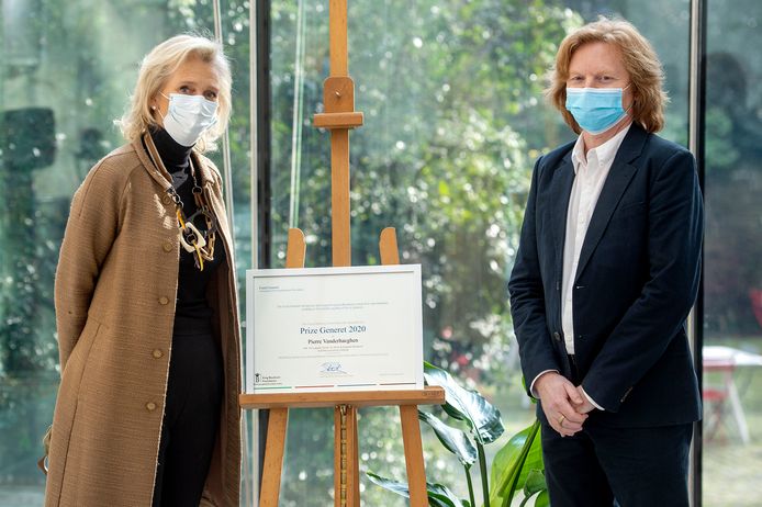 Uitreiking Prijs Generet aan prof. Dr. Pierre Vanderhaegen.