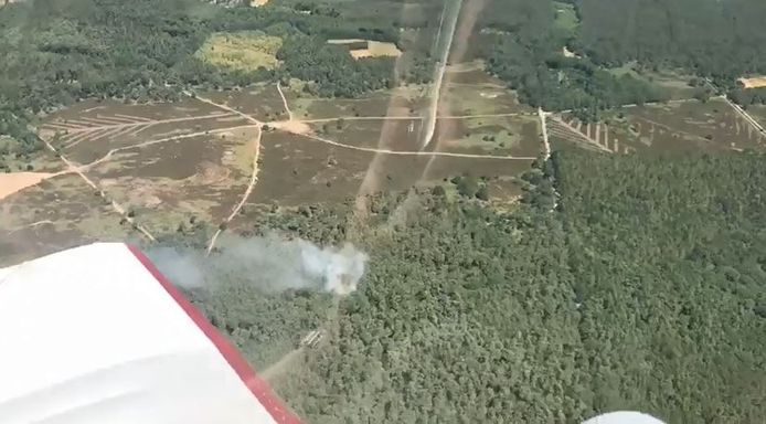 Natuurbrand in Rucphen