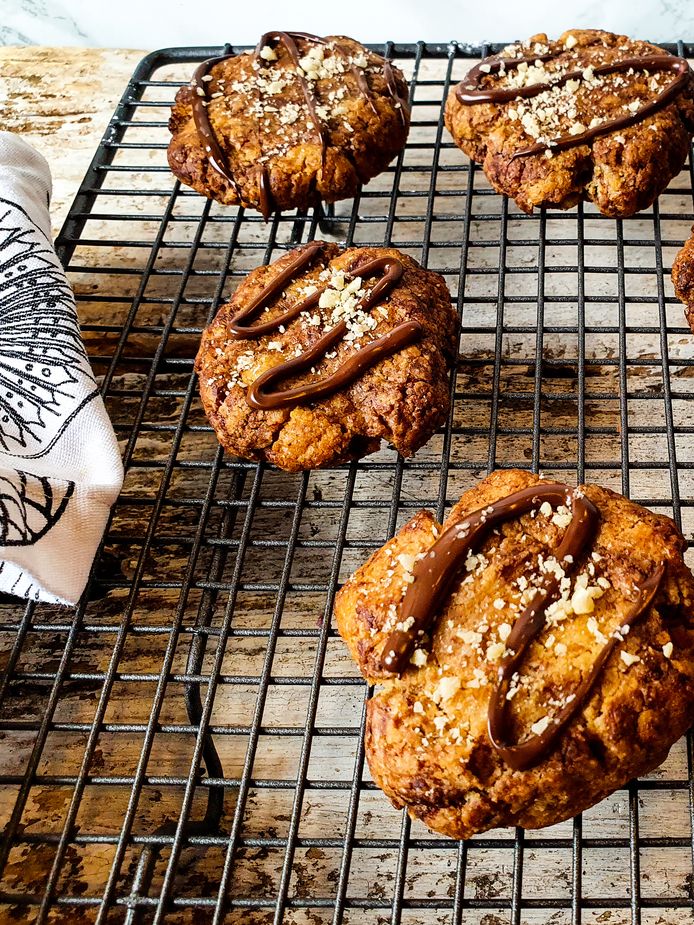 Pindakaas chocoladekoekjes recept Bart De Roeck - Roeckiesworld - Koken met kinderen.