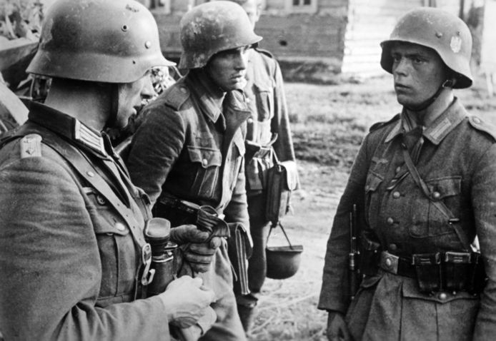 Des soldats allemands, en 1942.
