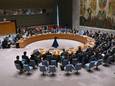 De VN-Veiligheidsraad tijdens een vergadering over de oorlog tussen Israël en Hamas. Beeld van februari dit jaar.