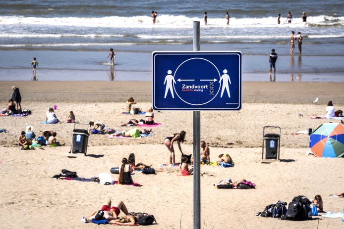 Ook gisteren wisten strandgangers Zandvoort te vinden.