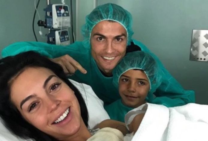 Cristiano Ronaldo samen met vriendin Georgina.