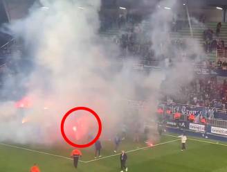 Troyes-speler gooien Bengaals vuur terug naar hun eigen supporters