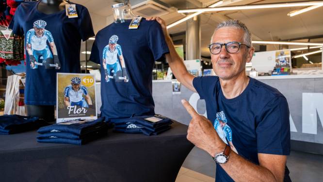 Fietsenwinkel Chamizo zwaait fietshersteller en -expert Flor uit met zijn eigen T-shirtlijn: “Worden verkocht voor het goede doel”
