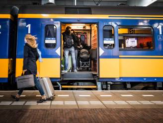 Baby valt tussen perron en trein in Nederlands station