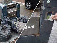 Instructieborden bij ondergrondse containers in Vlaardingen in strijd tegen afvaldumpers