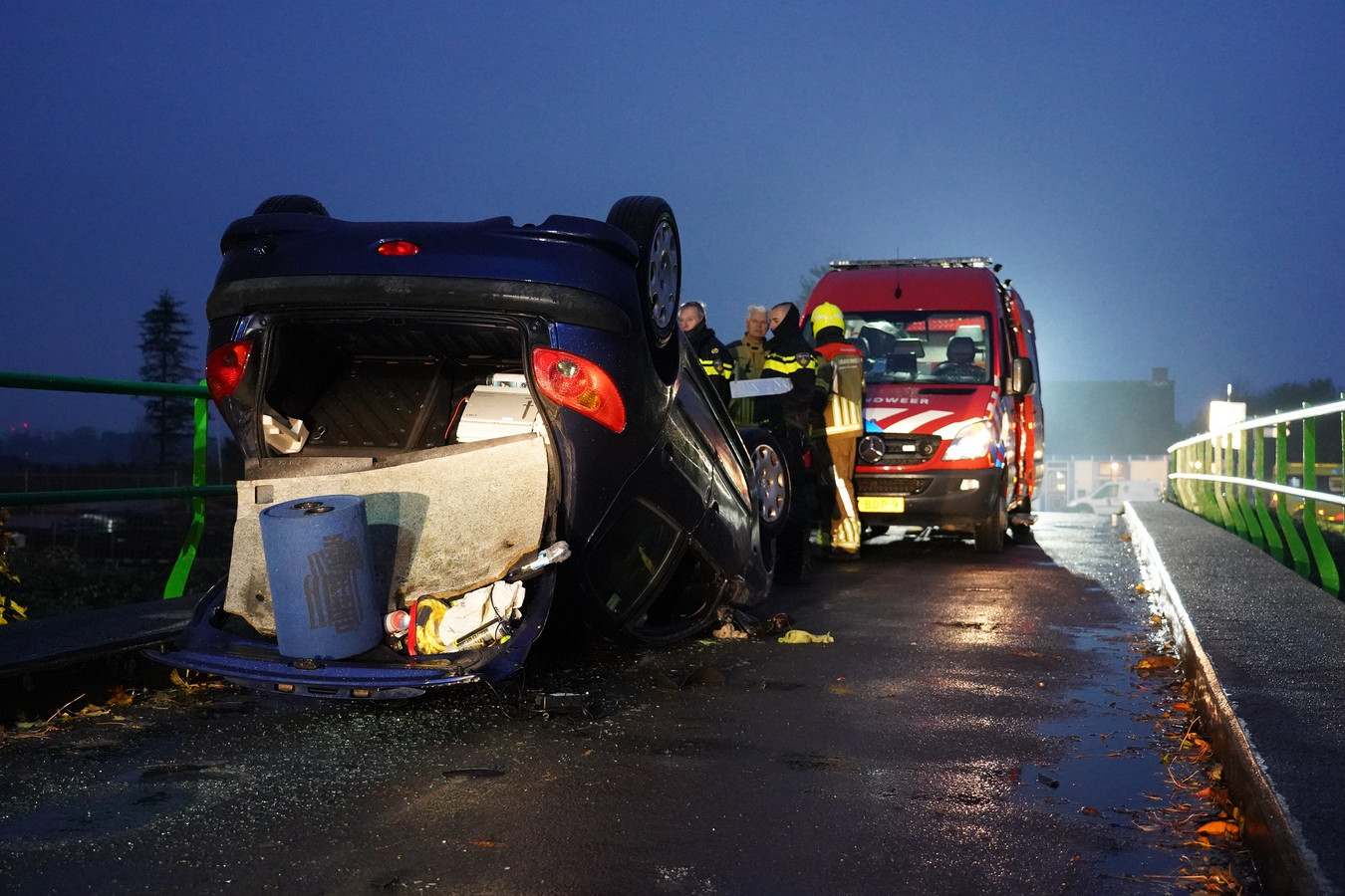 Zoektocht naar automobilist na crash in Oud Gastel, bestuurder blijkt
