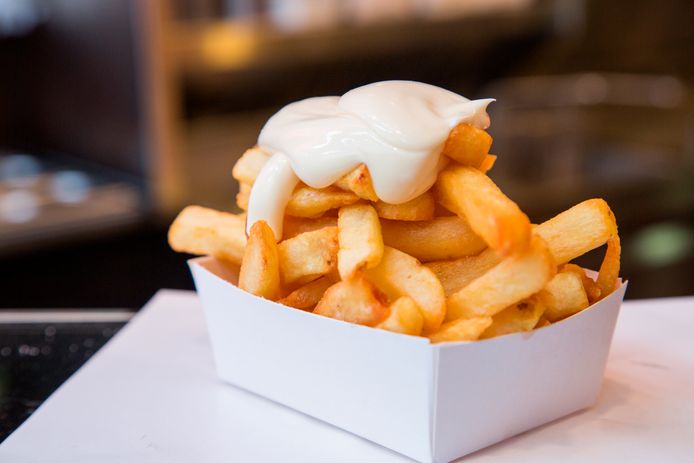 It is preferable not to fry above a temperature higher than 170 degrees.  Otherwise, it will burn fat.