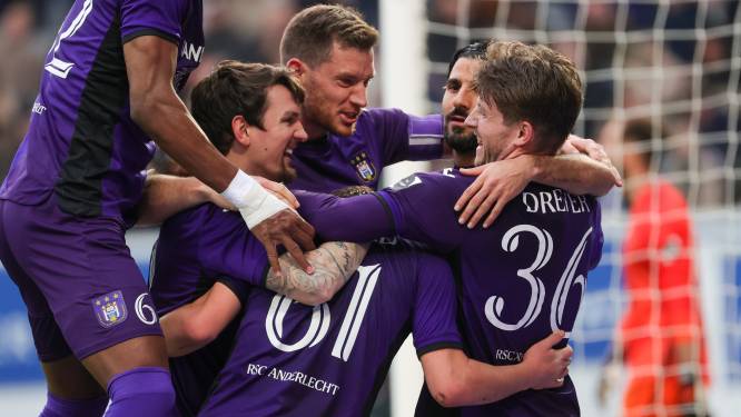 Eindelijk weer in de top acht: Anderlecht wint in Leuven en blijft op koers voor play-off 2, maar verliest Verschaeren met knieblessure