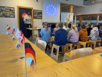 Leerlingen volgen workshops over Europese Unie en duurzame energie op Kamp C: “Opwarming van aarde is een thema dat duidelijk leeft bij  hen”
