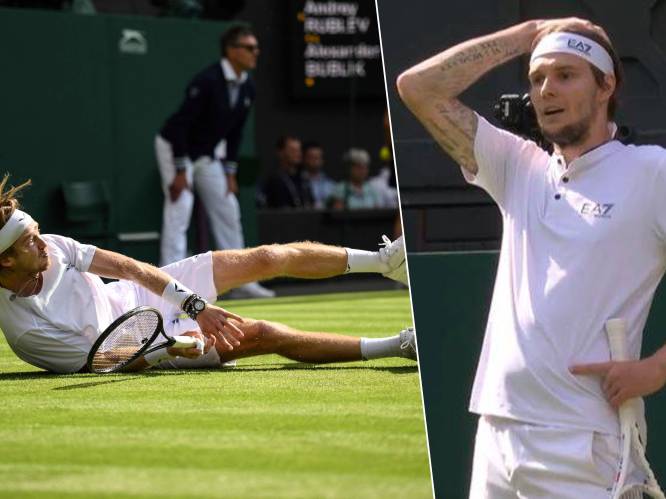 KIJK. “Het beste tennispunt dat ik ooit heb gezien”: Goffin-killer zorgt al vallend voor gewéldig shot op Wimbledon, tegenstander van de kaart