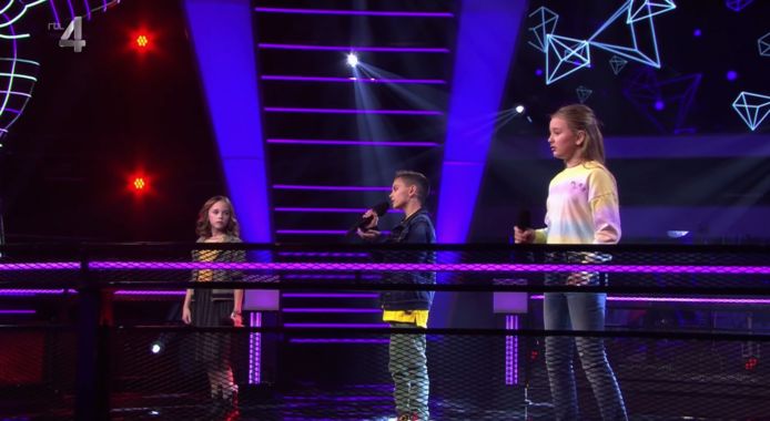 Emma (12), Ryan (11) en Zahra (11).