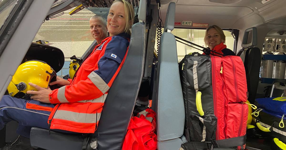 Werken op de traumahelikopter: ‘Je mag van binnen best huilen’