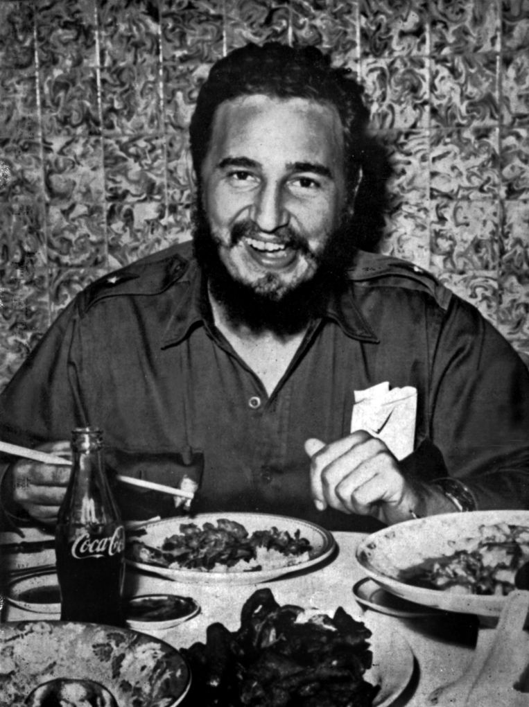 De Cubaanse leider Fidel Castro, hier circa 1960. ‘Zijn kok was vijftig jaar in dienst, hij hield echt van zijn baas.’ Beeld Getty Images