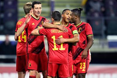 Efficiënte Belgen zetten Burkina Faso makkelijk opzij, Trossard uitblinker met doelpunt en twee assists