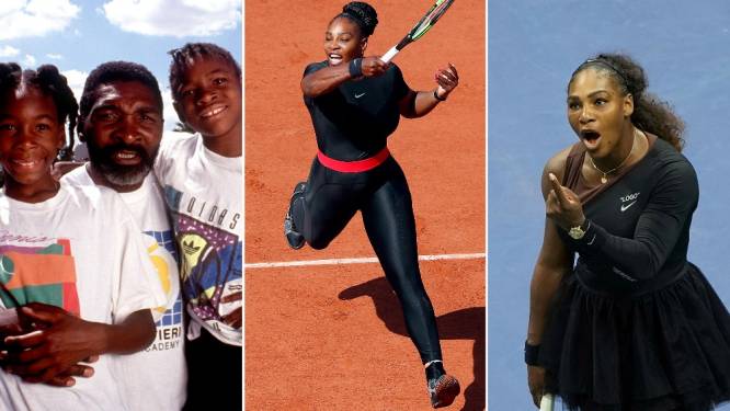 De rijkgevulde carrière van Serena Williams in tien beelden: van het prille begin over haar catsuit tot de scheldpartij richting een umpire