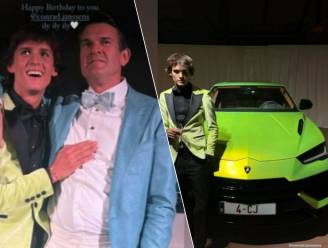 KIJK. Conrad Janssens (22) krijgt Lamborghini van 245.000 euro van vader Glenn tijdens extravagant verjaardagsfeest