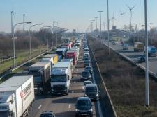 40 minuten file op E17 richting Antwerpen vanaf Haasdonk