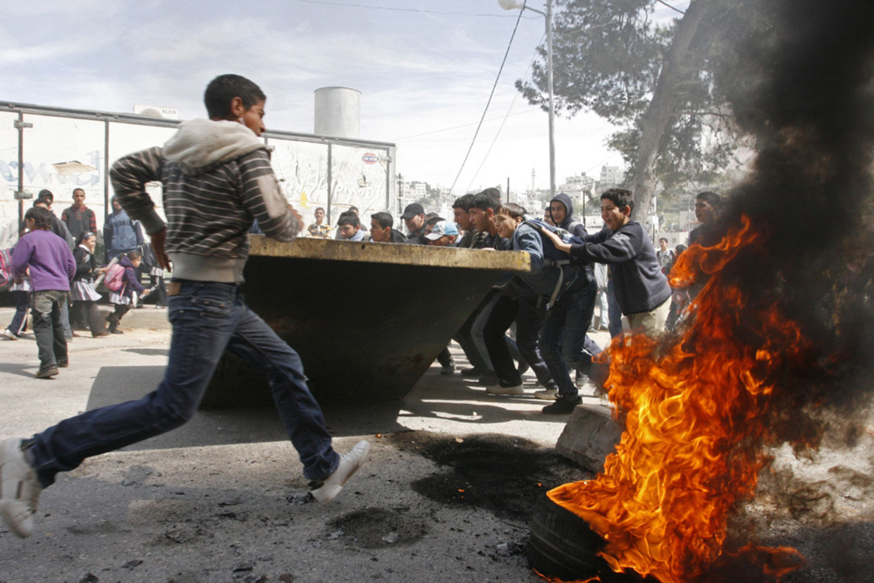 De onrust op de Westoever is de afgelopen dagen weer toegenomen. (AFP) Beeld 