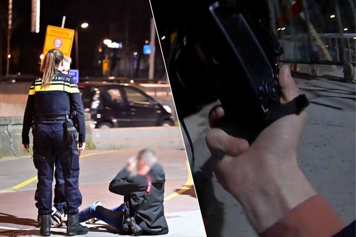 Persfotograaf filmde eigen mishandeling met bodycam