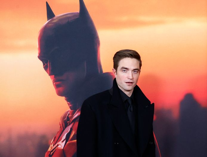 Robert Pattinson bij de première van ‘The Batman’ waarin hij de hoofdrol speelt.
