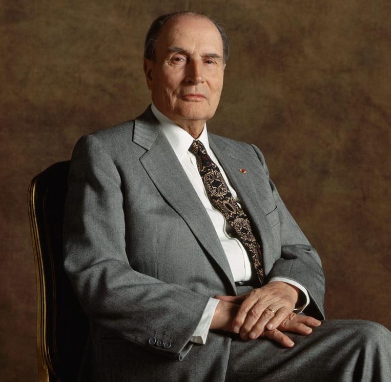 Voormalig Frans president François Mitterrand. Beeld rv