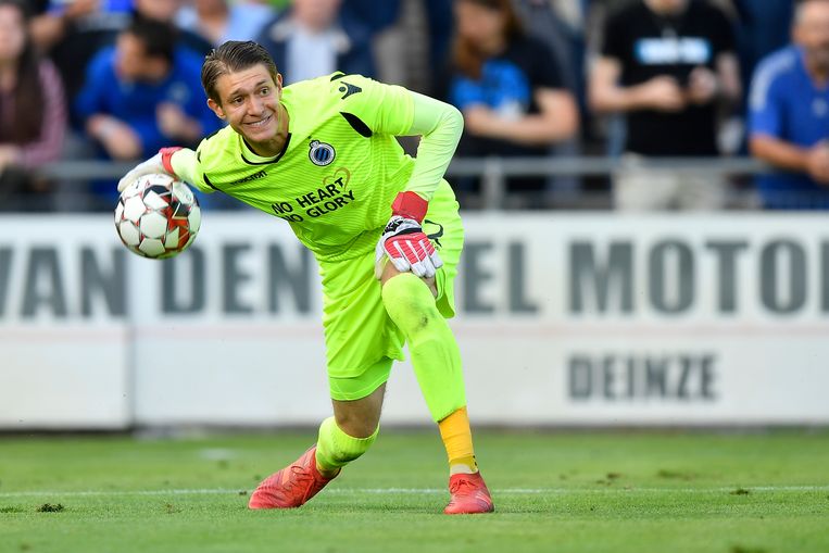 Ethan Horvath in de vriendschappelijk wedstrijd tegen Lokomotiva Zagreb. Beeld BELGA