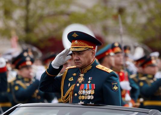 De Russische minister van Defensie Sergej Sjojgoe. 