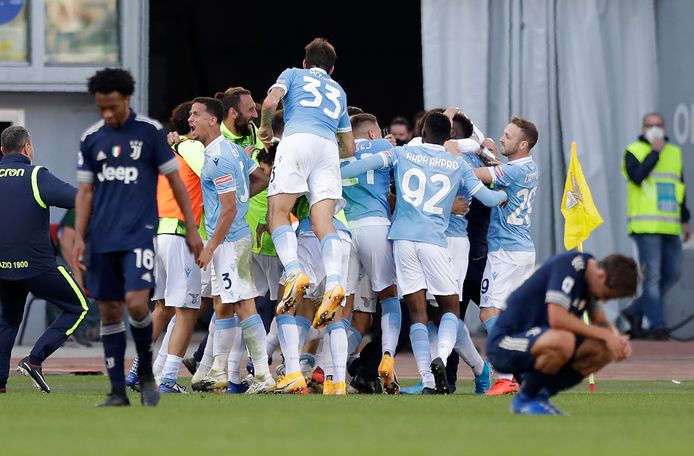 Juventus speelt wéér gelijk na doelpunt Lazio-goudhaantje in 95ste minuut |  Buitenlands voetbal | AD.nl
