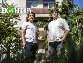 Thomas Briels, ex-kapitein Red Lions, en Floris Geerts geven commentaar tijdens EK hockey: “Goesting van youngsters kan aanstekelijk werken”
