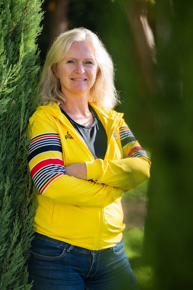 Sportpsychologe Els Snauwaert: “Het beeld dat ik de wereld uit wil helpen, is dat we er alleen zijn voor probleemgevallen.” Beeld BELGA
