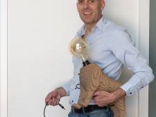 Een lamp als hondenkop en vaas die op een inktvis lijkt: het kan Maarten (40) niet gek genoeg