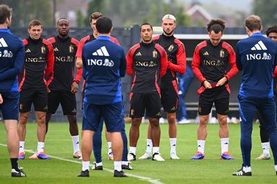 Un seul absent à l'entraînement des Diables, à deux jours du match contre Israël
